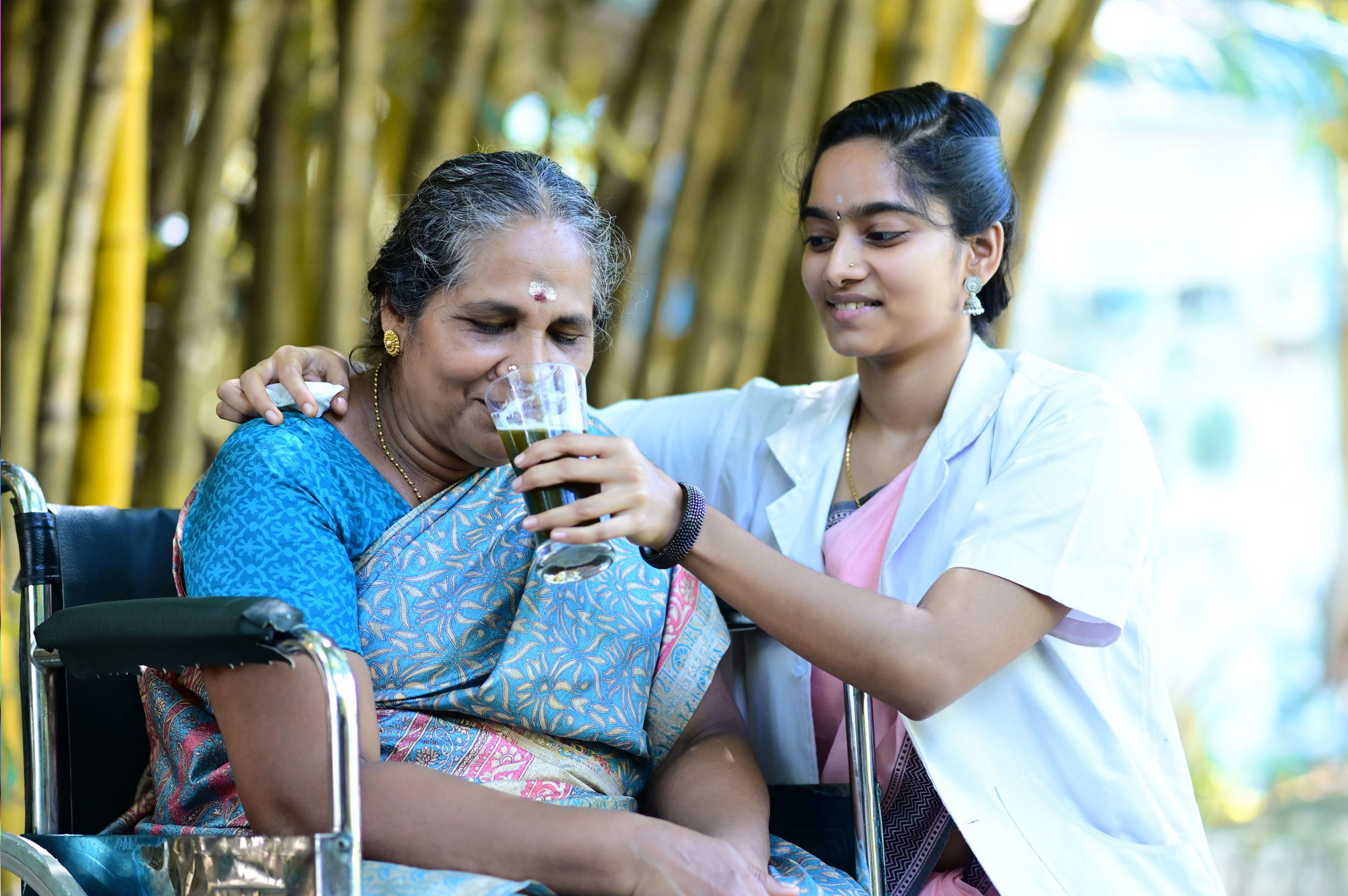 Refreshing fresh juices